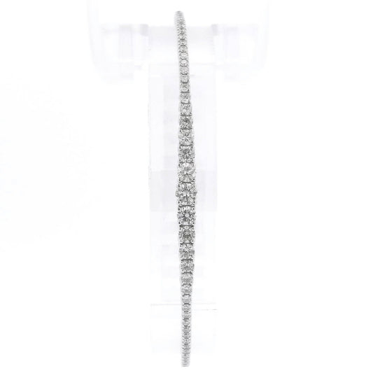 Graduated Diamond Flex Bangle - Forever Rox