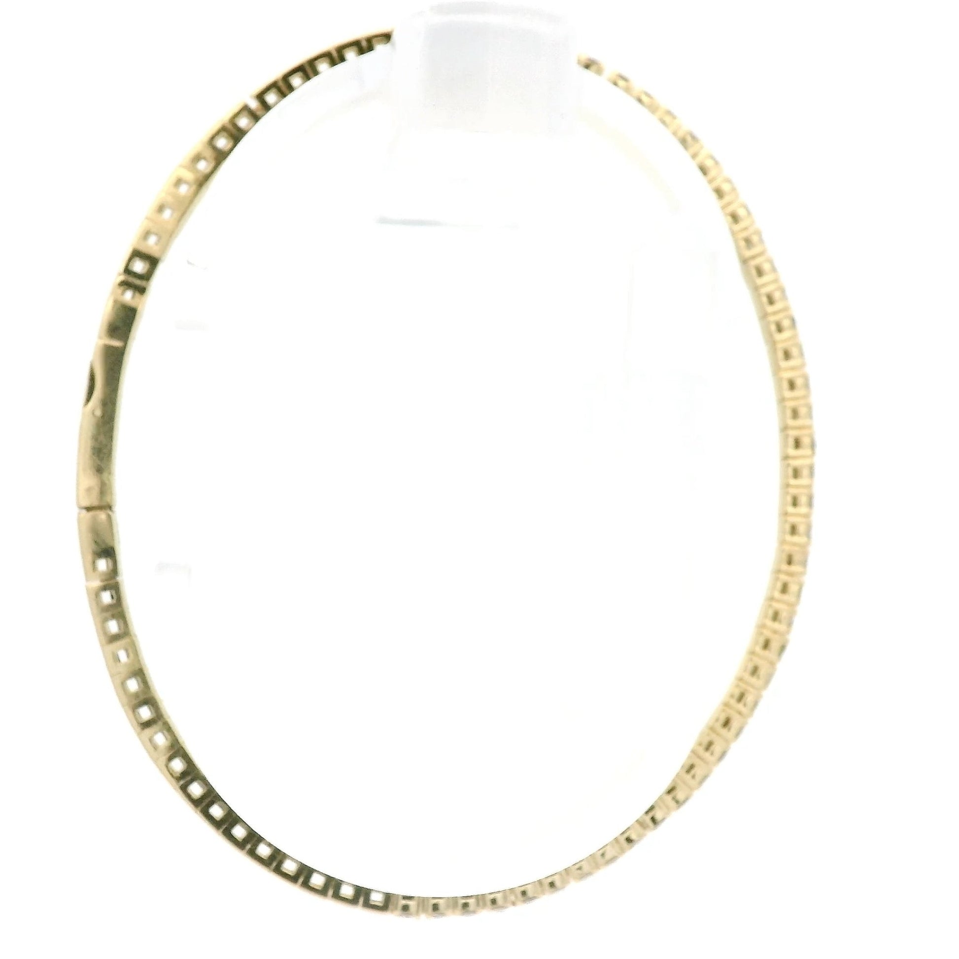 Half Around Diamond Flex Bangle - Forever Rox