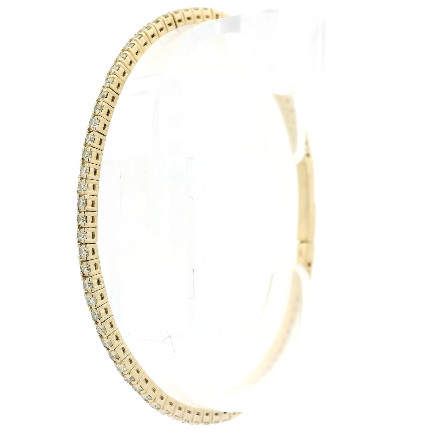 Half Around Diamond Flex Bangle - Forever Rox