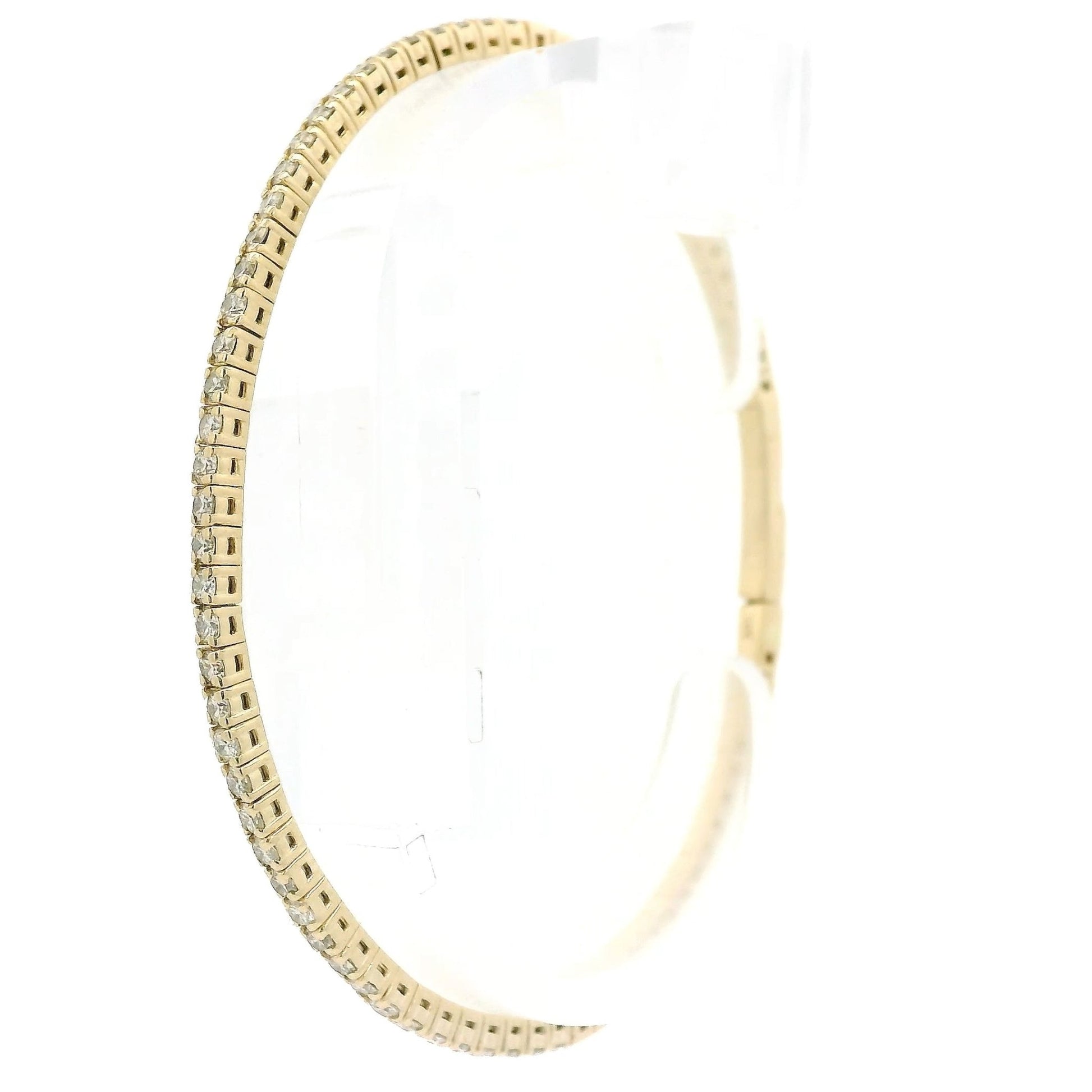 Half Around Diamond Flex Bangle - Forever Rox