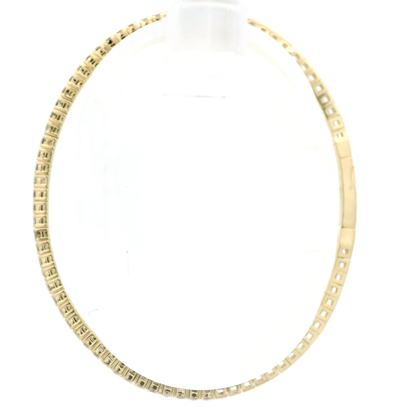 Half Around Diamond Flex Bangle - Forever Rox