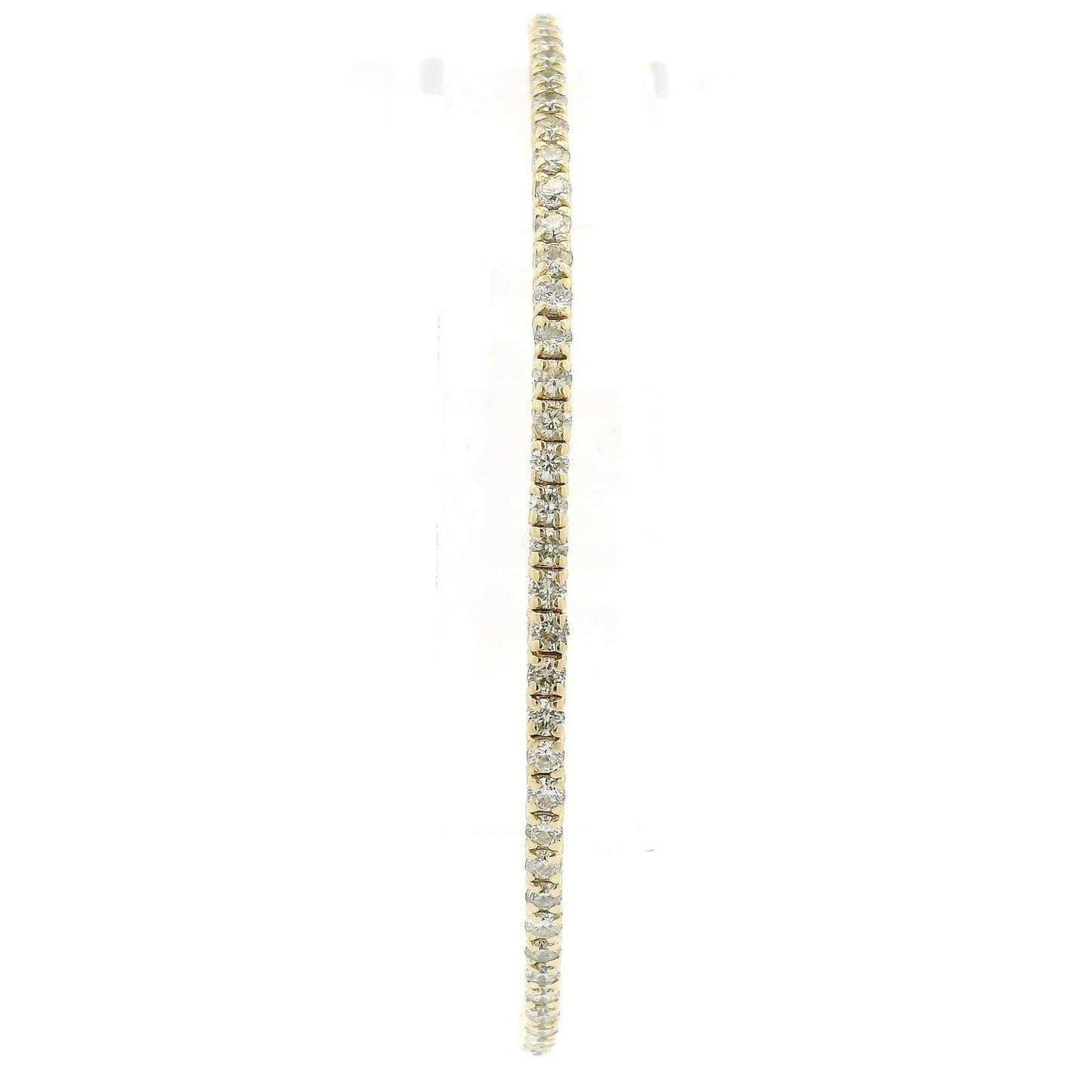 Half Around Diamond Flex Bangle - Forever Rox