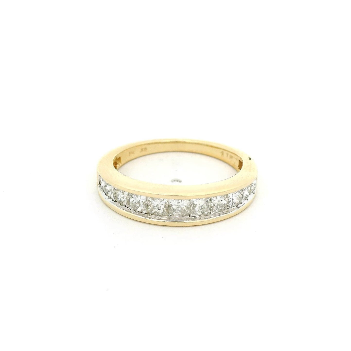 Half Eternity Princess Cut Diamond Band - Forever Rox Fine Jewelry