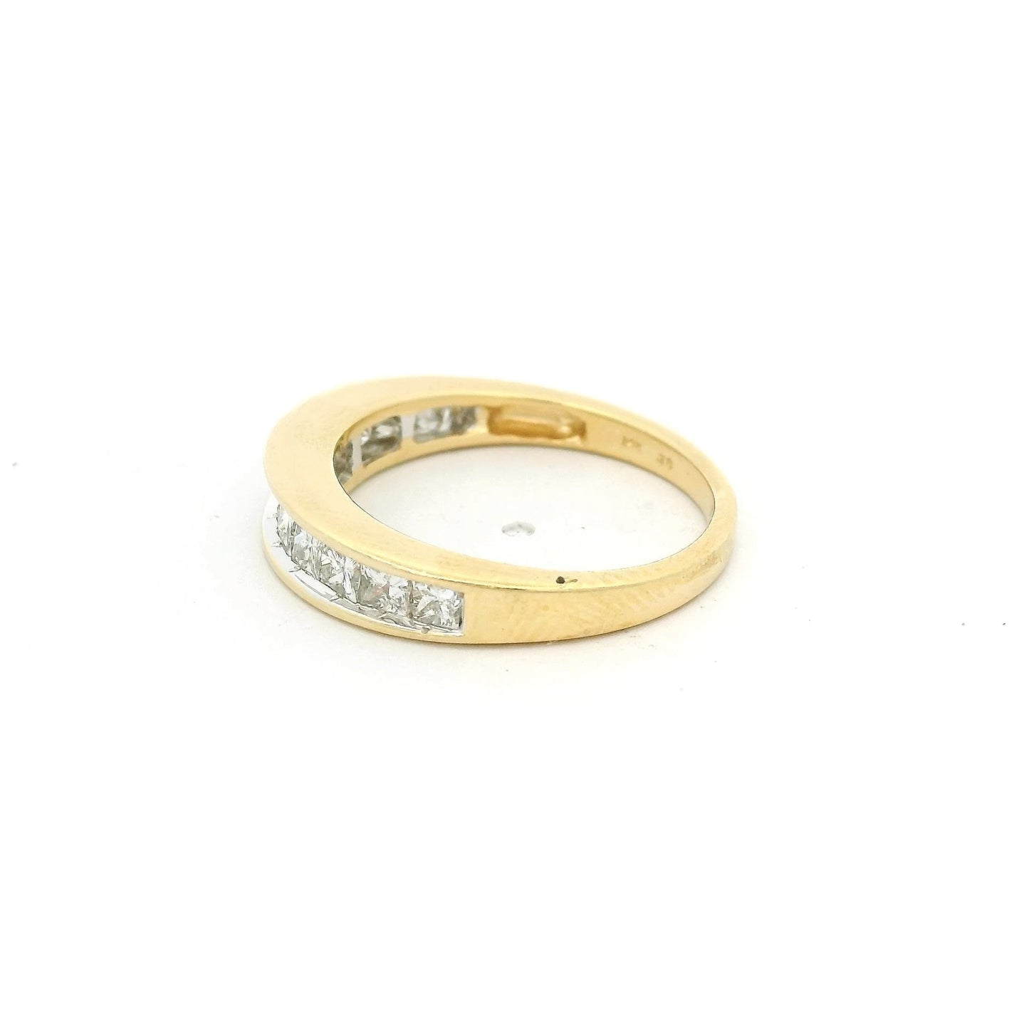 Half Eternity Princess Cut Diamond Band - Forever Rox Fine Jewelry