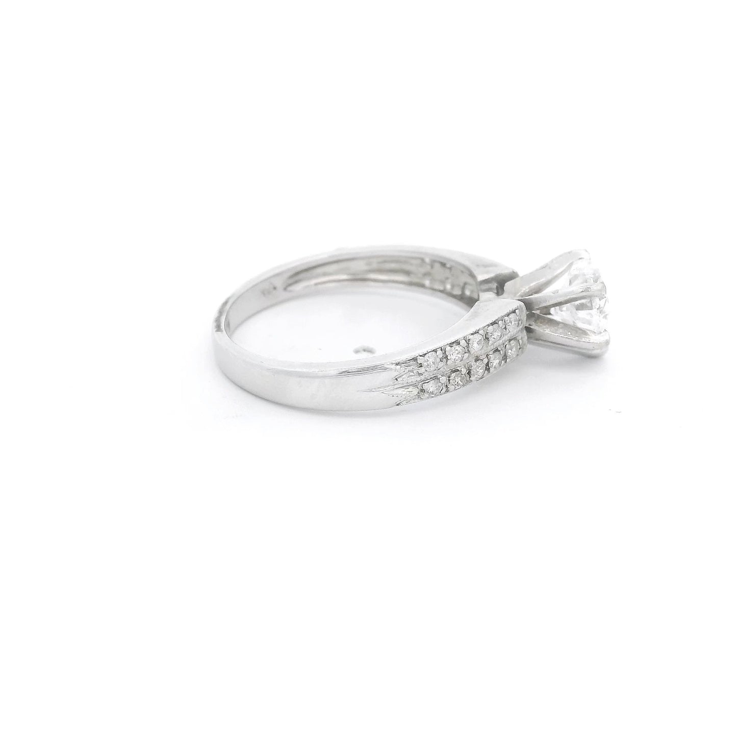 Heart Shaped Diamond Bridal Ring - Forever Rox Fine Jewelry