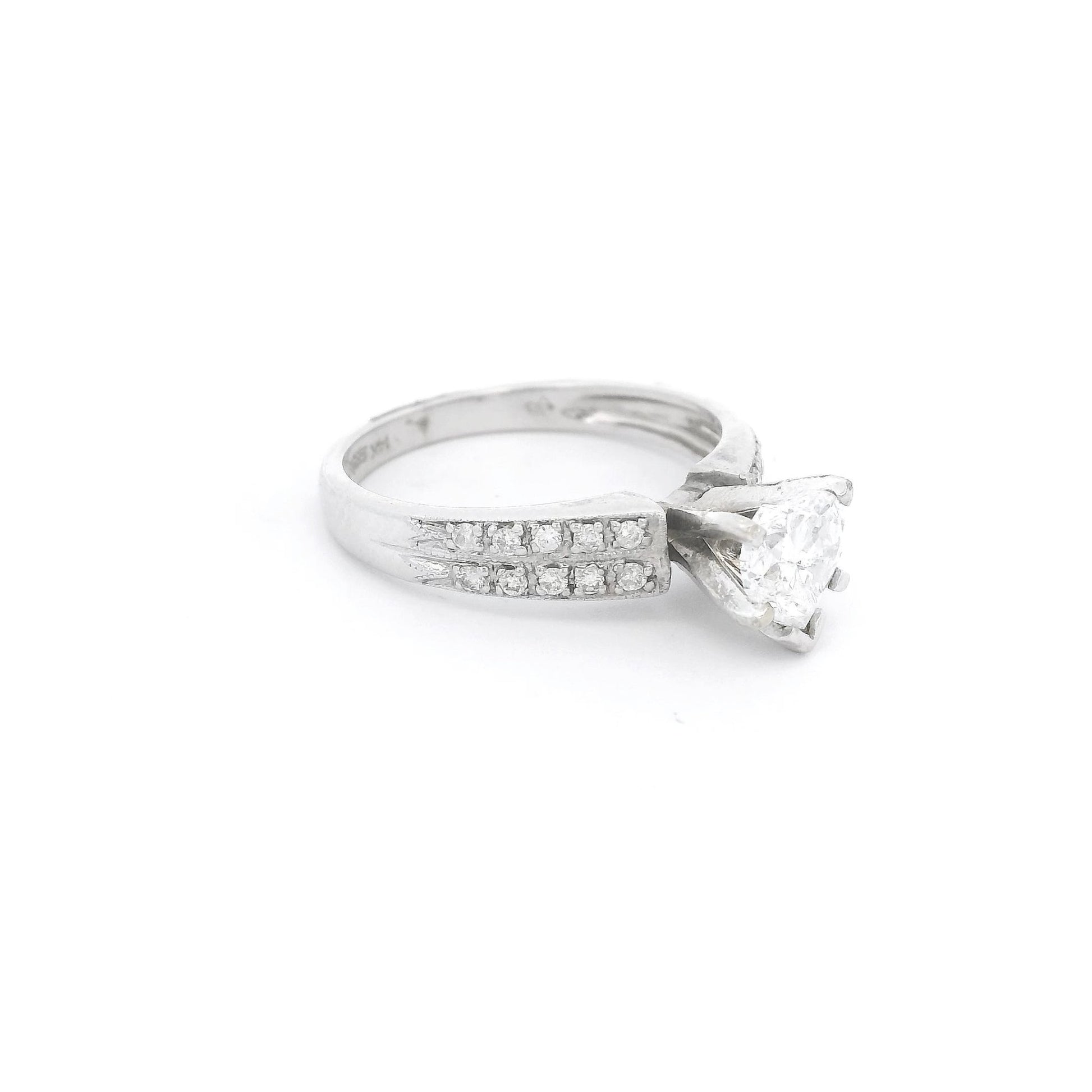 Heart Shaped Diamond Bridal Ring - Forever Rox Fine Jewelry