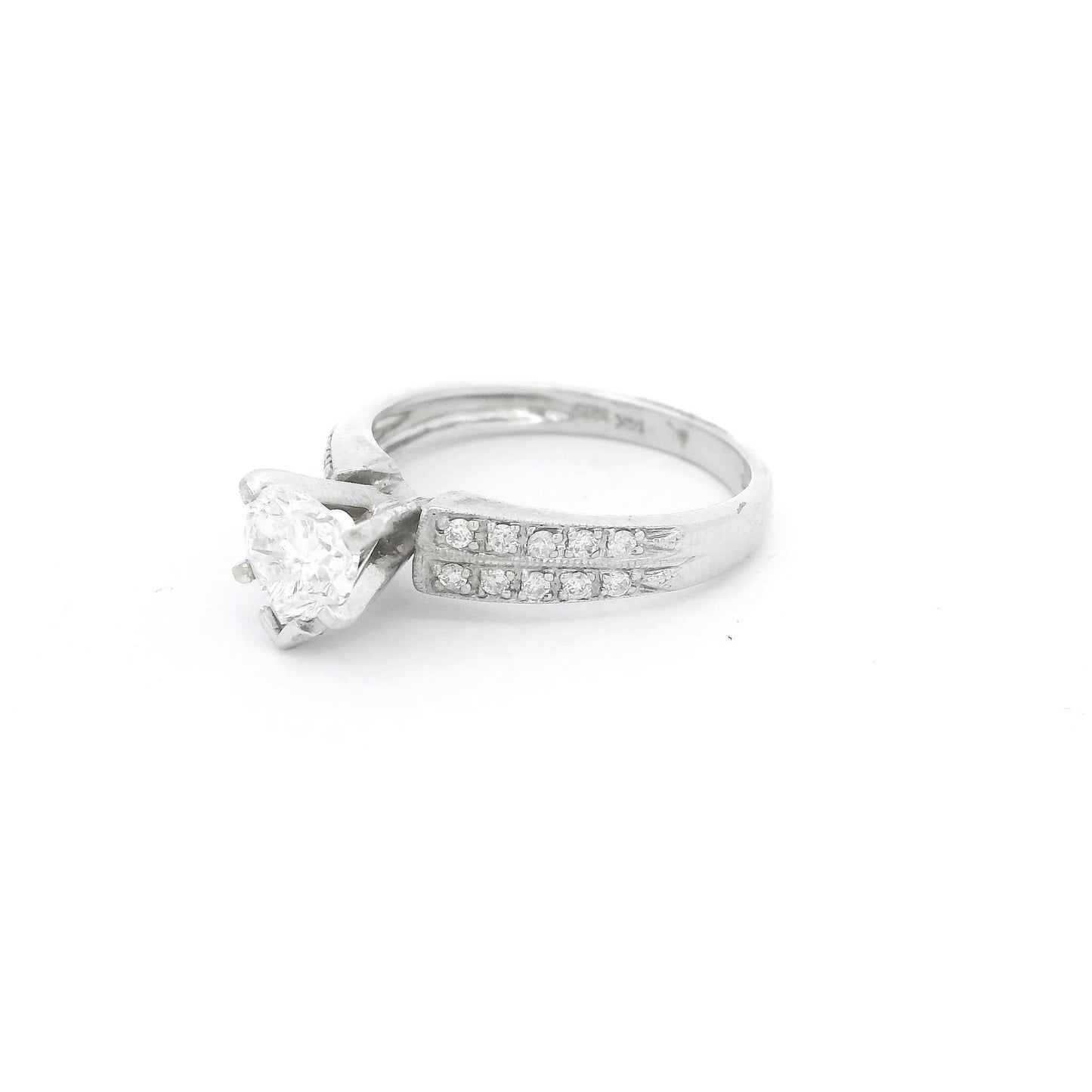 Heart Shaped Diamond Bridal Ring - Forever Rox Fine Jewelry