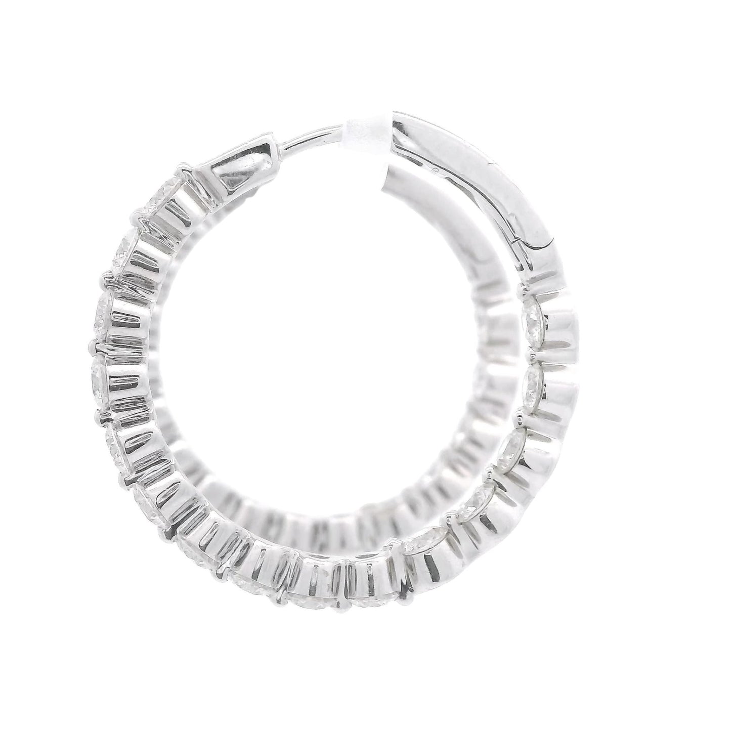 Innie Outie Diamond Hoops - Forever Rox