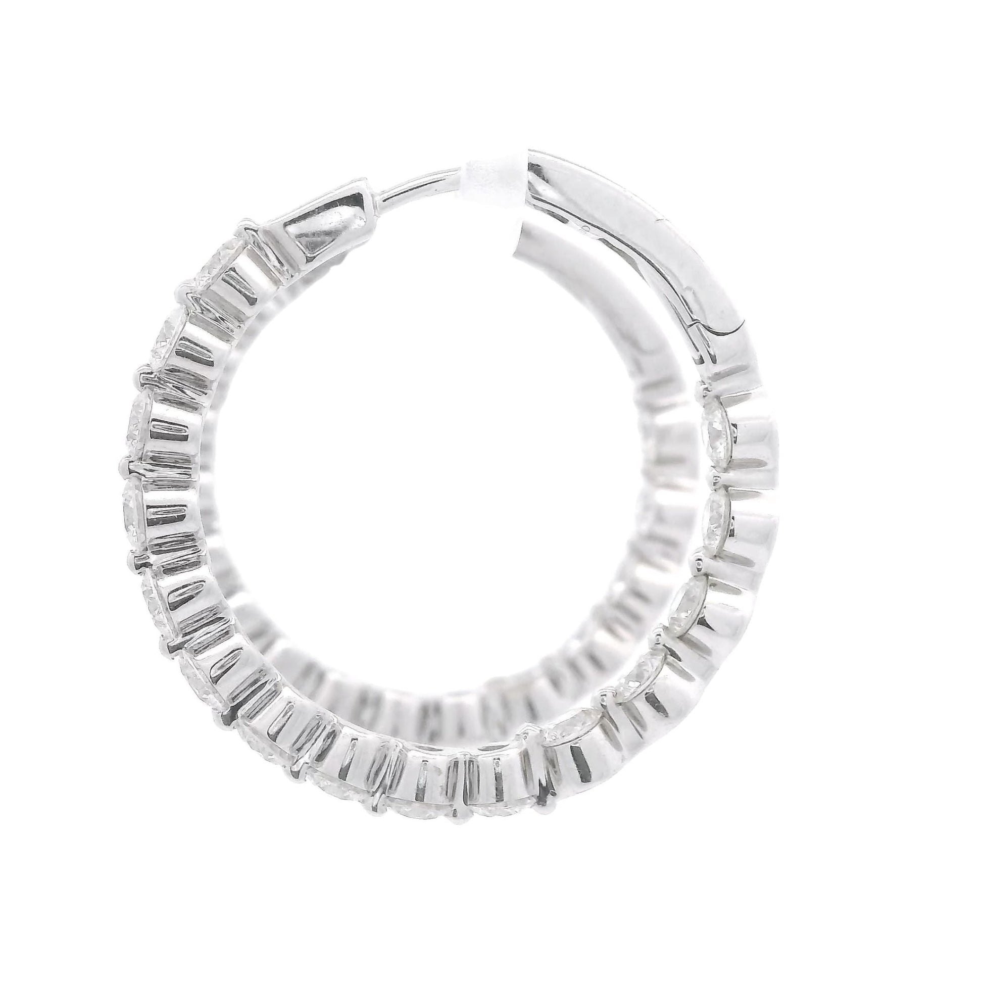Innie Outie Diamond Hoops - Forever Rox