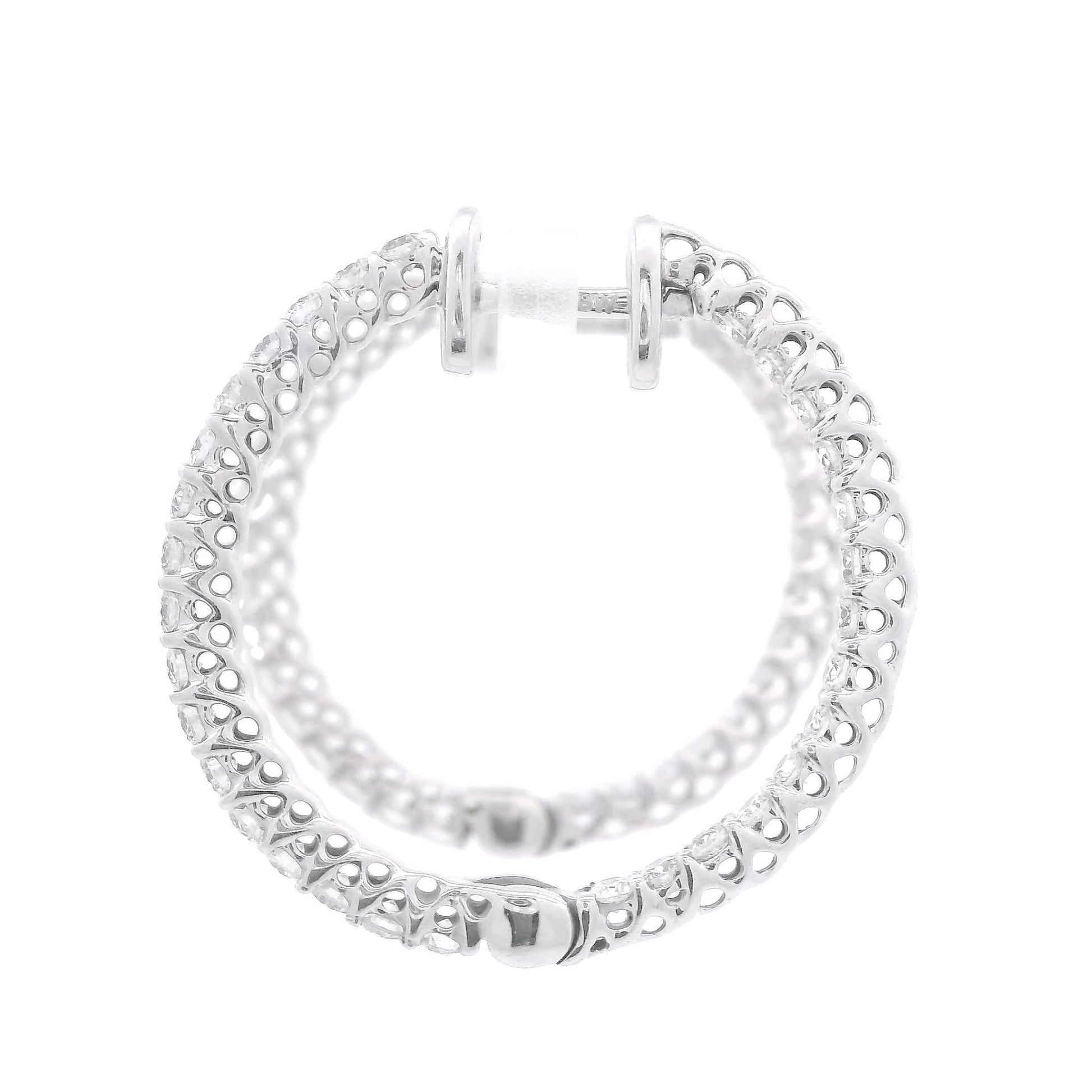 Innie Outie Diamond Hoops - Forever Rox