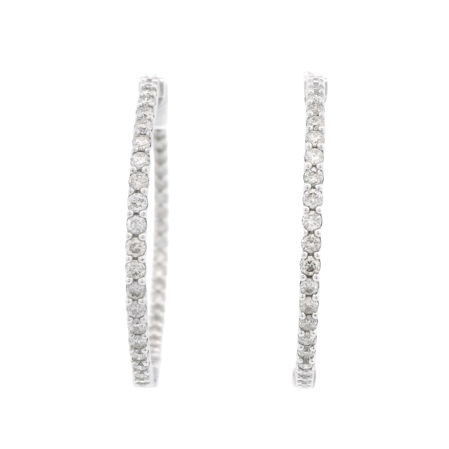 Innie Outie Diamond Hoops - Forever Rox