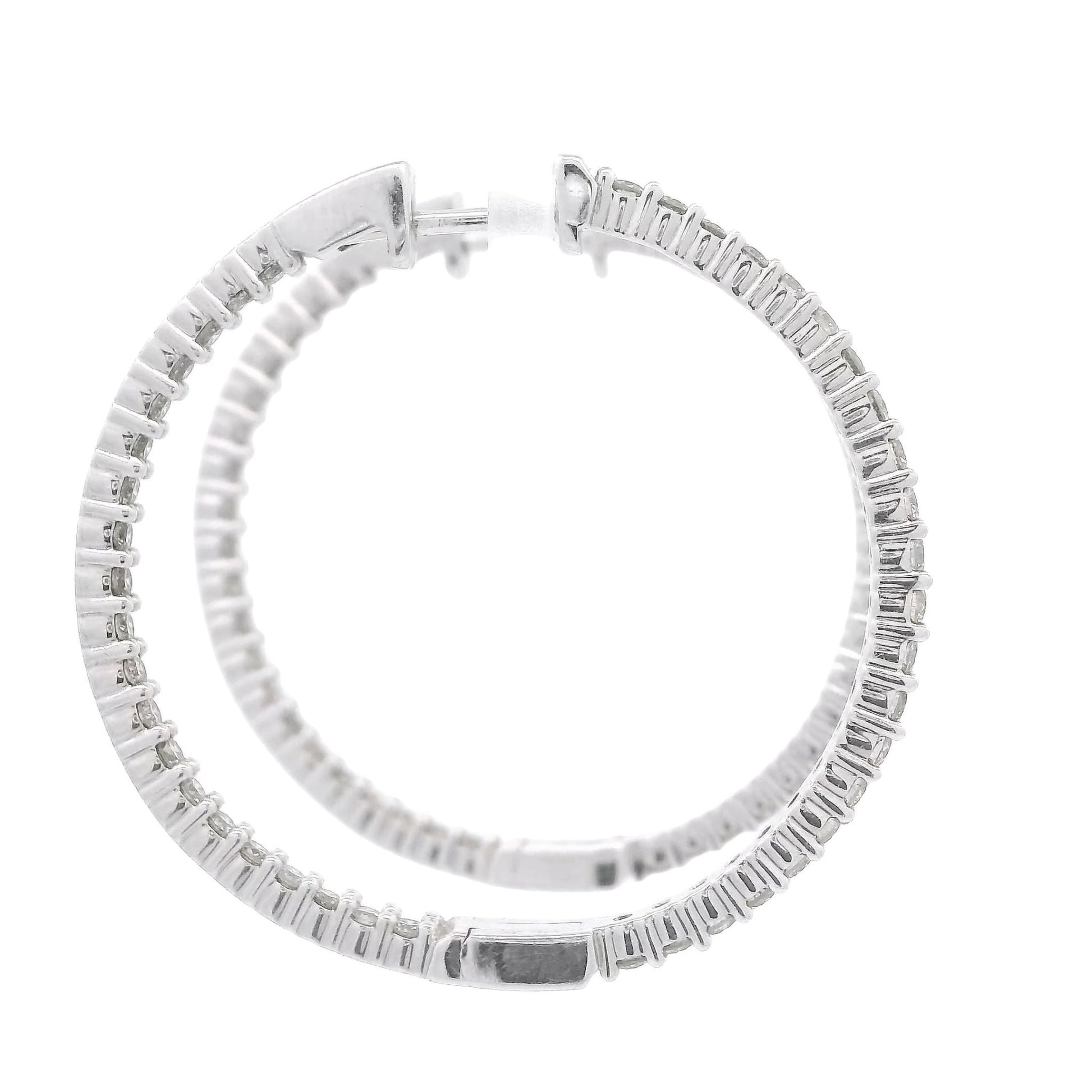 Innie Outie Diamond Hoops - Forever Rox