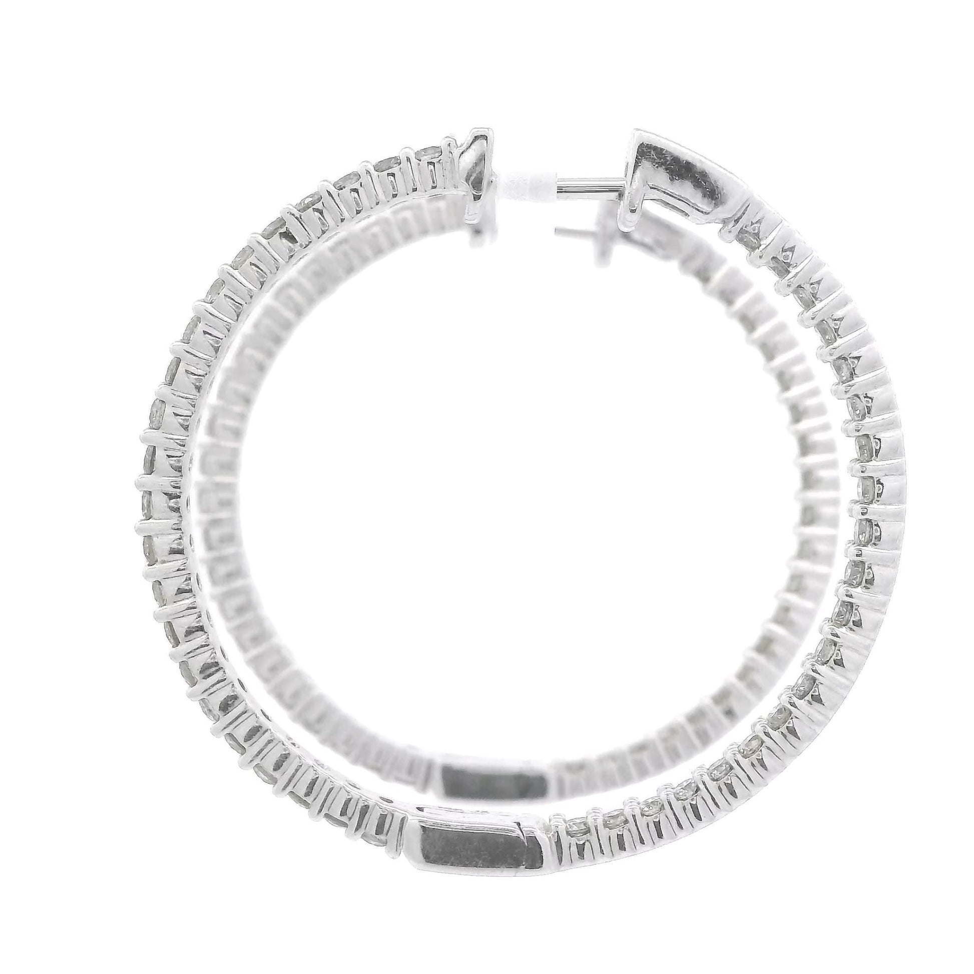 Innie Outie Diamond Hoops - Forever Rox