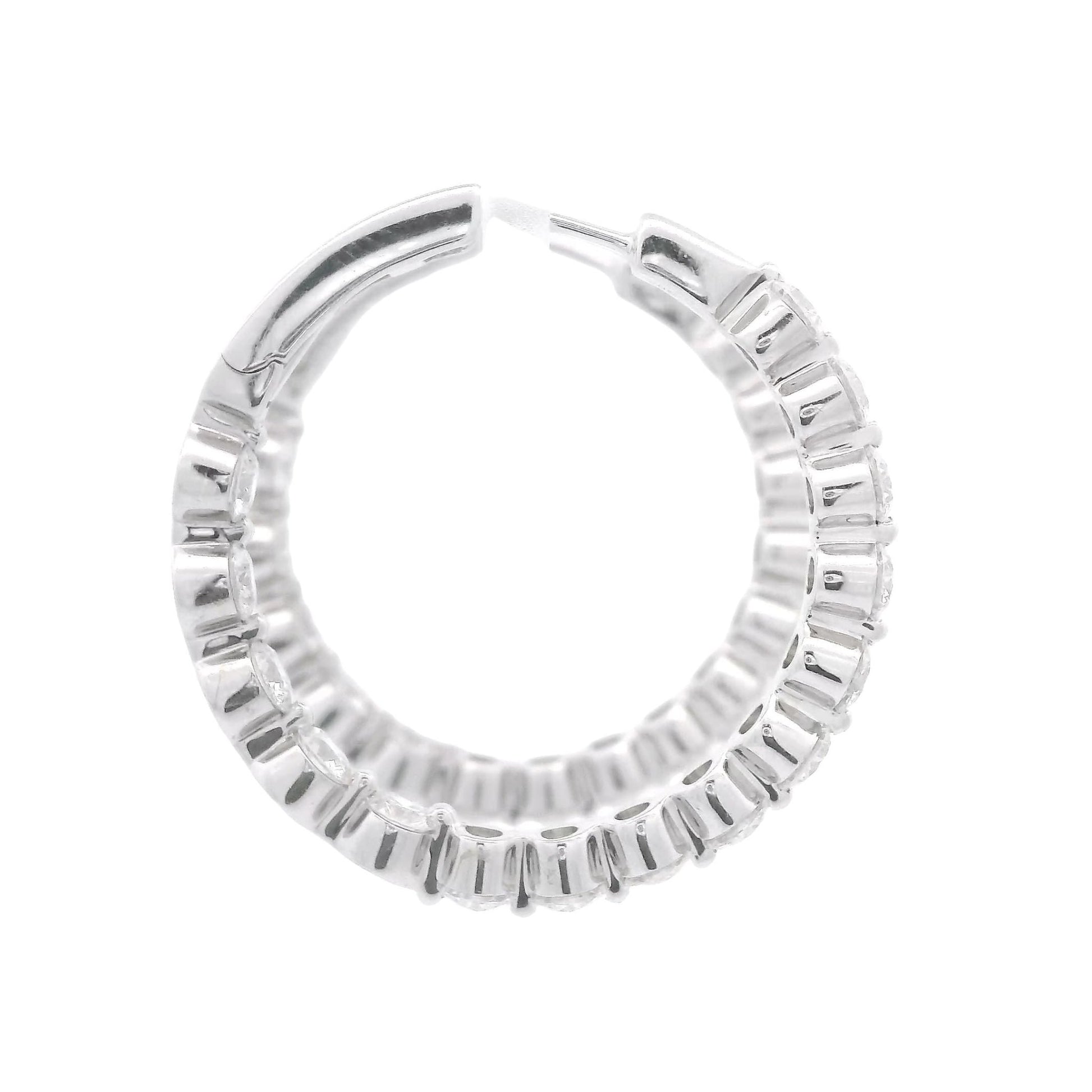 Innie Outie Diamond Hoops - Forever Rox