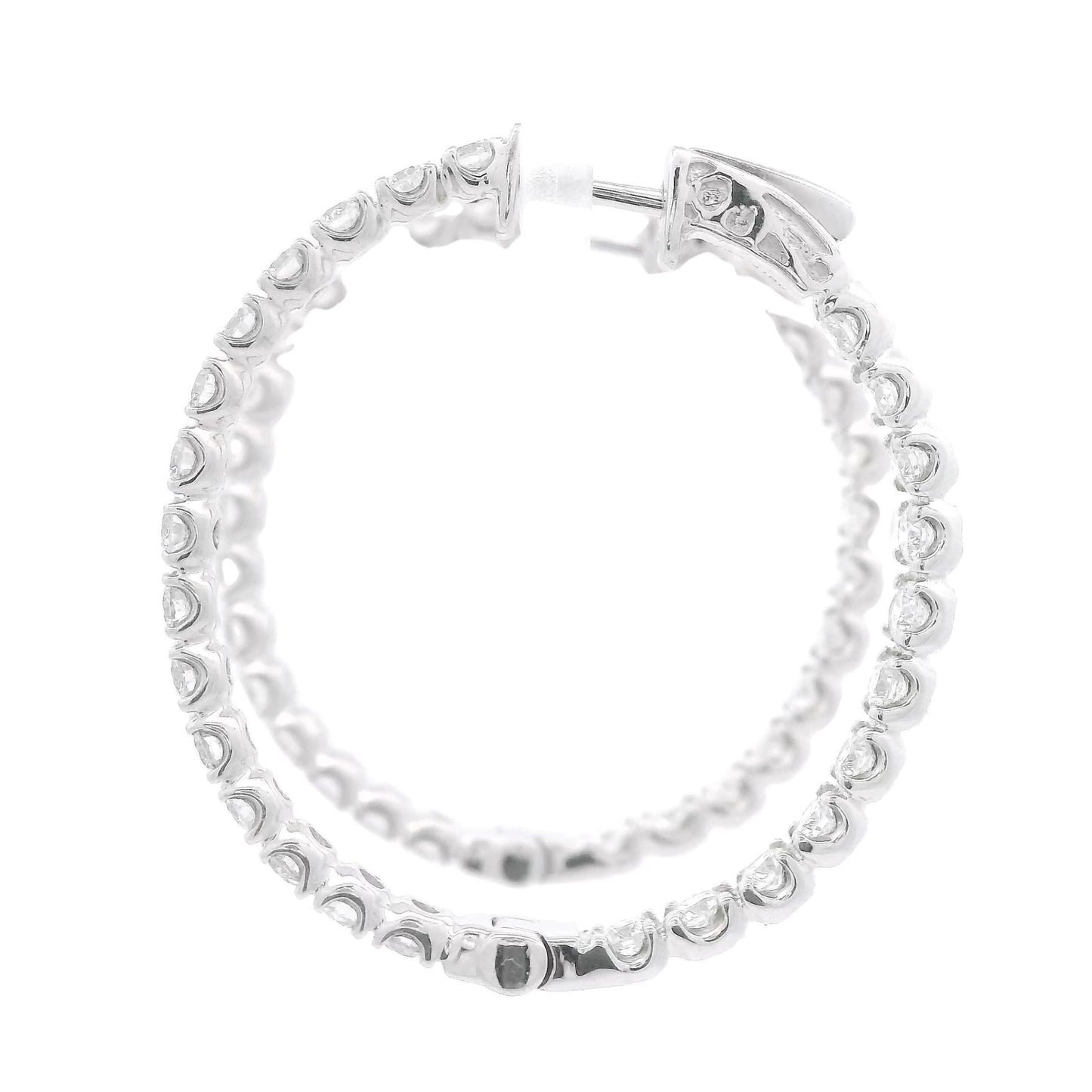 Innie Outtie Diamond Hoops - Forever Rox