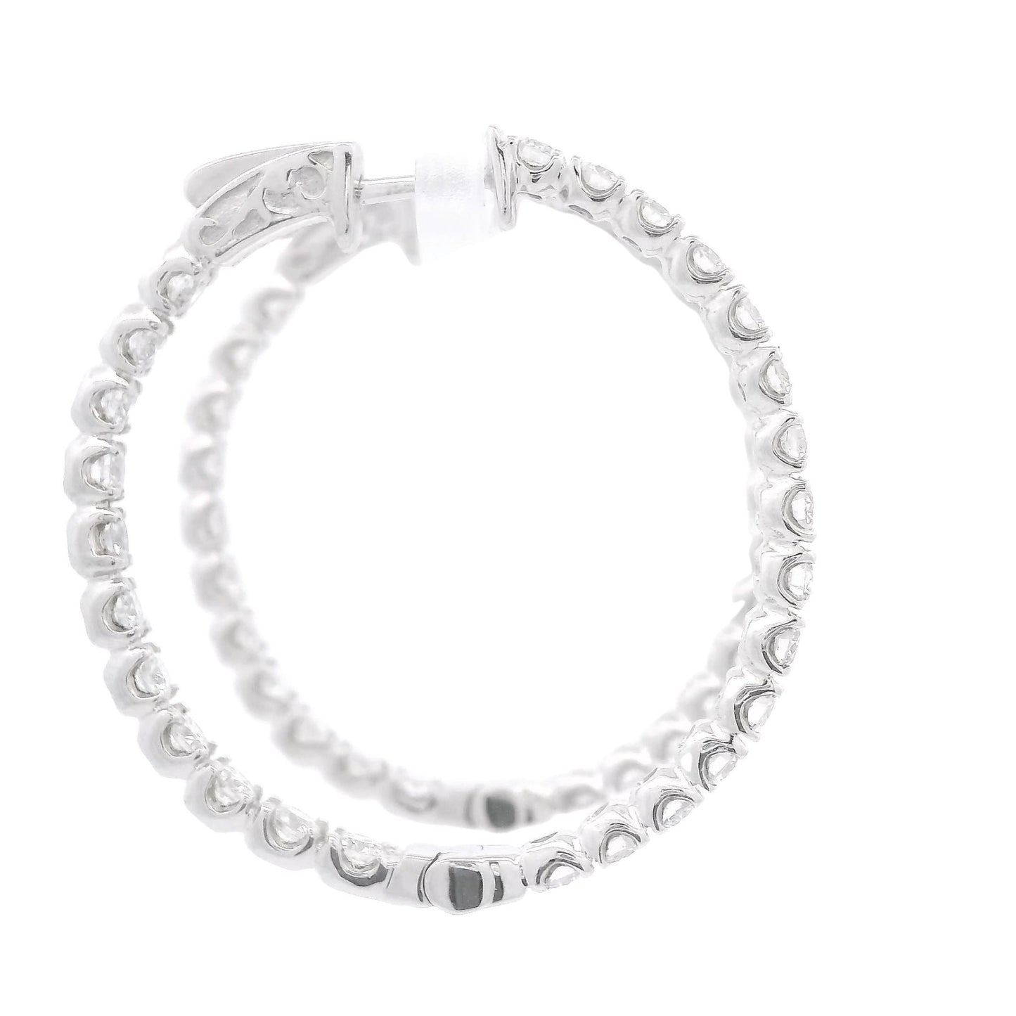 Innie Outtie Diamond Hoops - Forever Rox