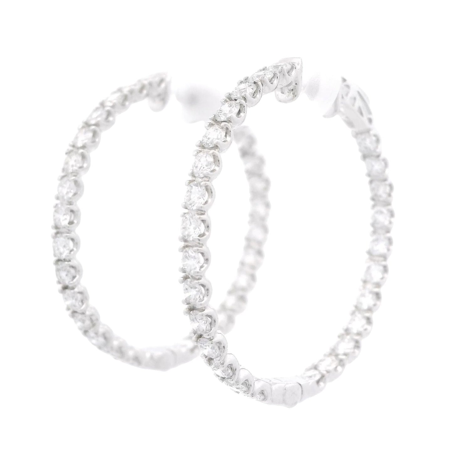 Innie Outtie Diamond Hoops - Forever Rox