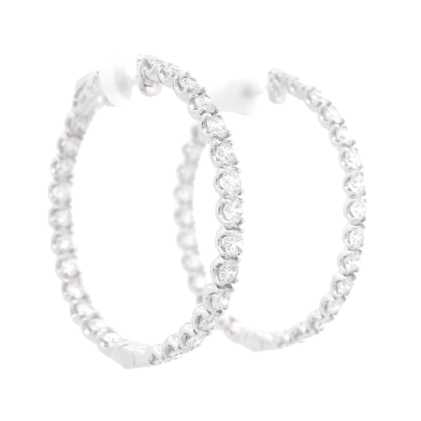 Innie Outtie Diamond Hoops - Forever Rox