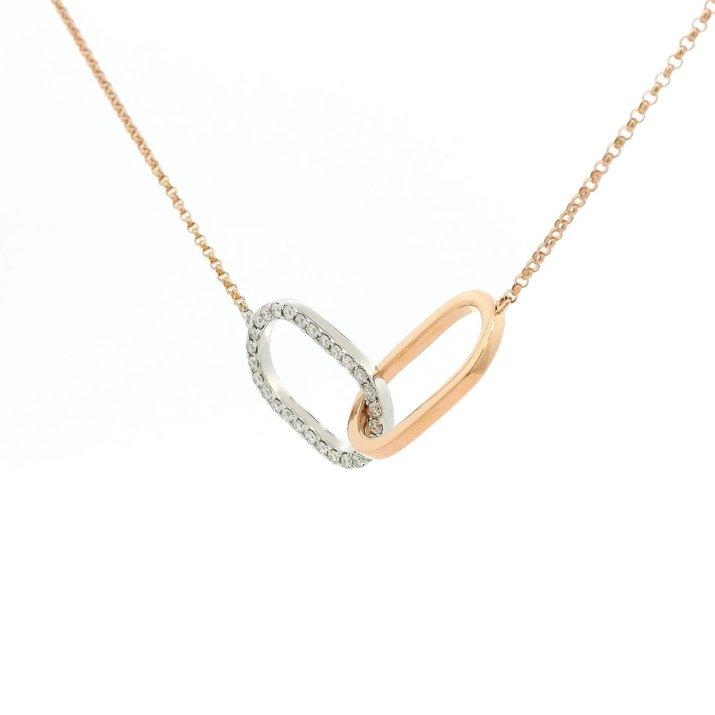 Interlinked Diamond Circle Pendant - Forever Rox