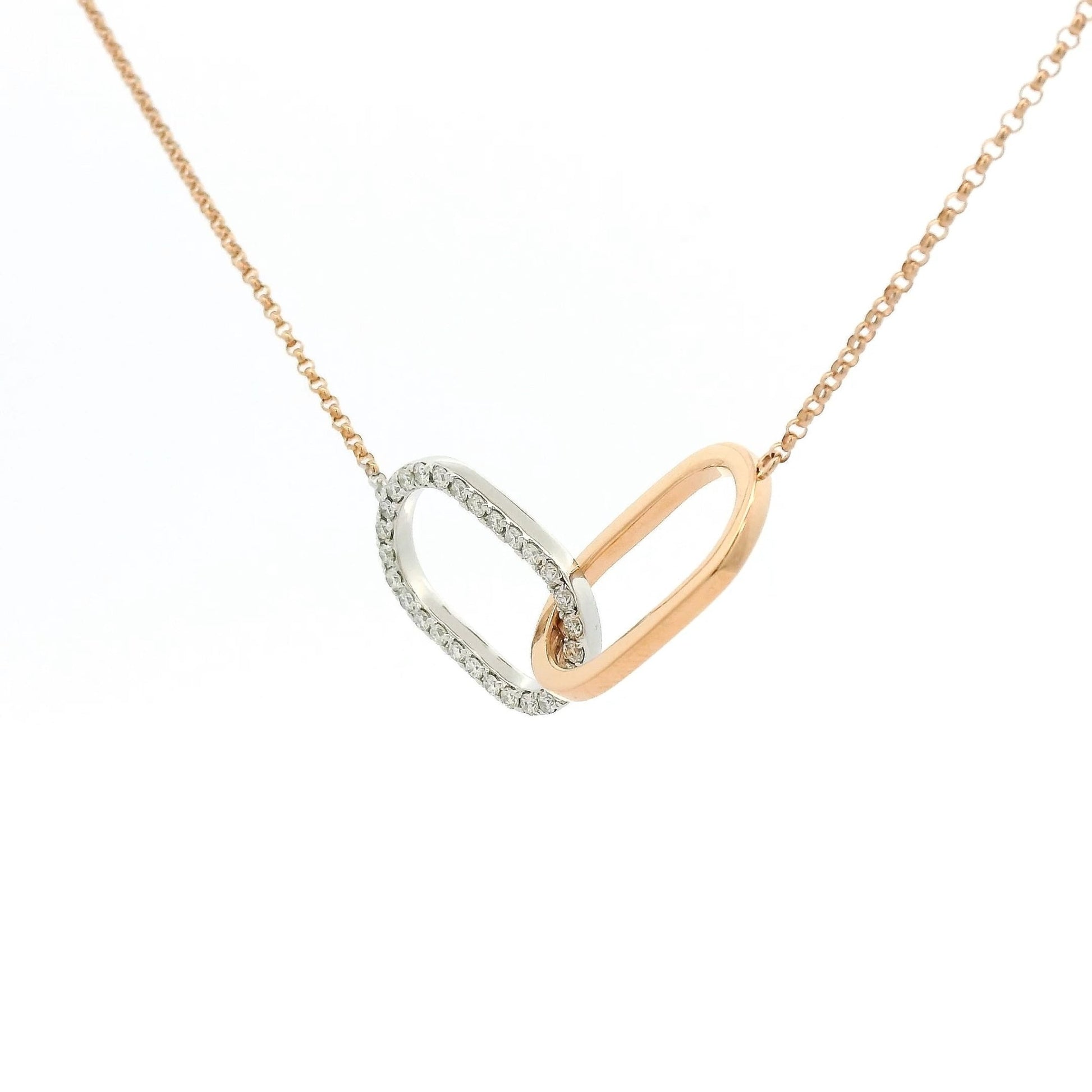Interlinked Diamond Circle Pendant - Forever Rox
