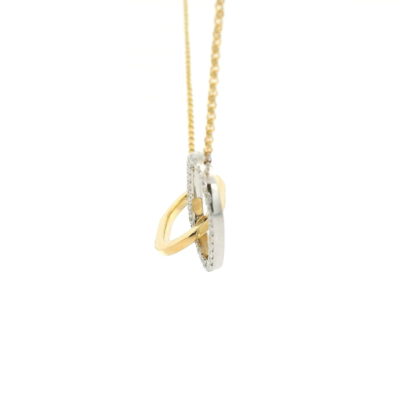 Interlinked Diamond Circle Pendant - Forever Rox Fine Jewelry