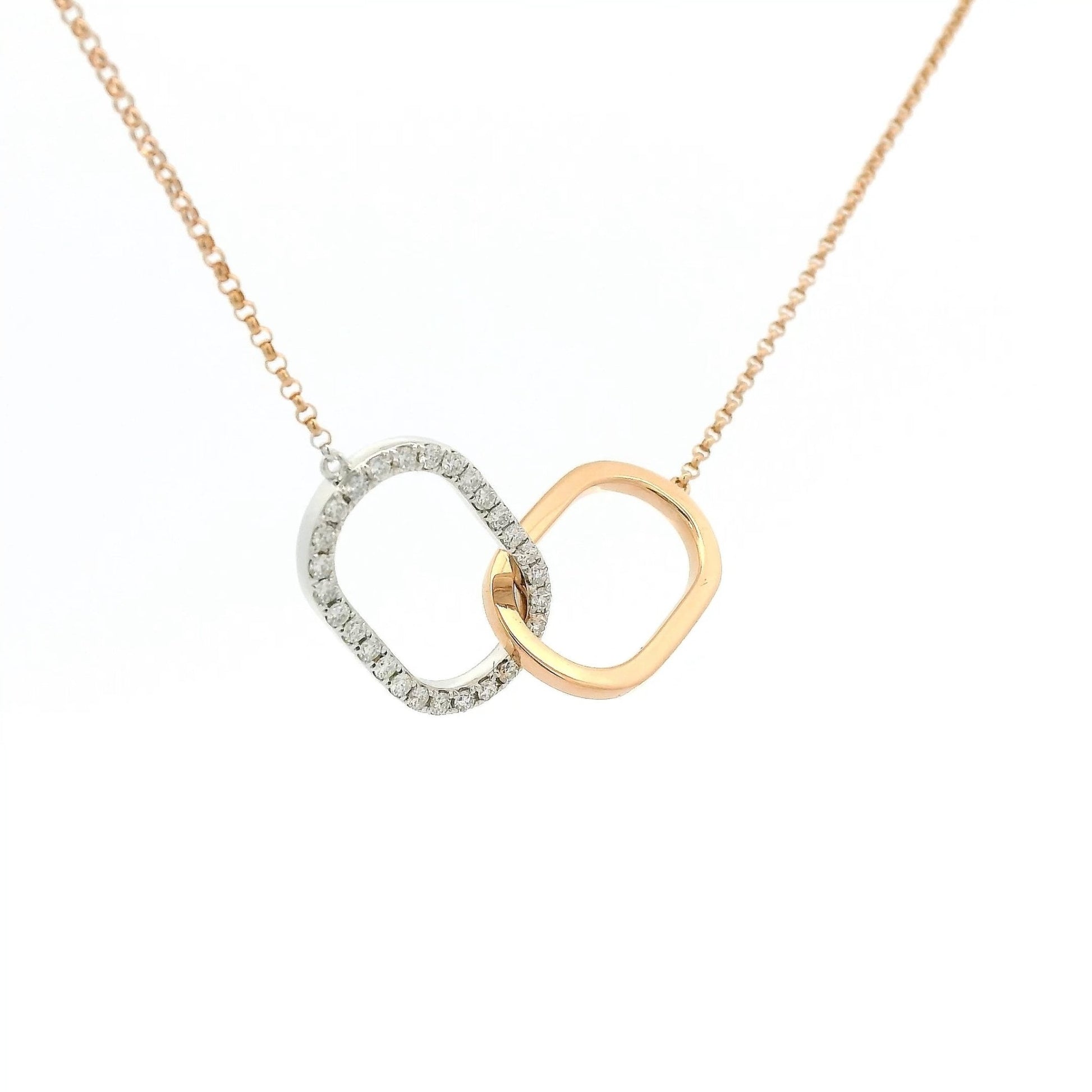 Interlinked Diamond Circle Pendant - Forever Rox