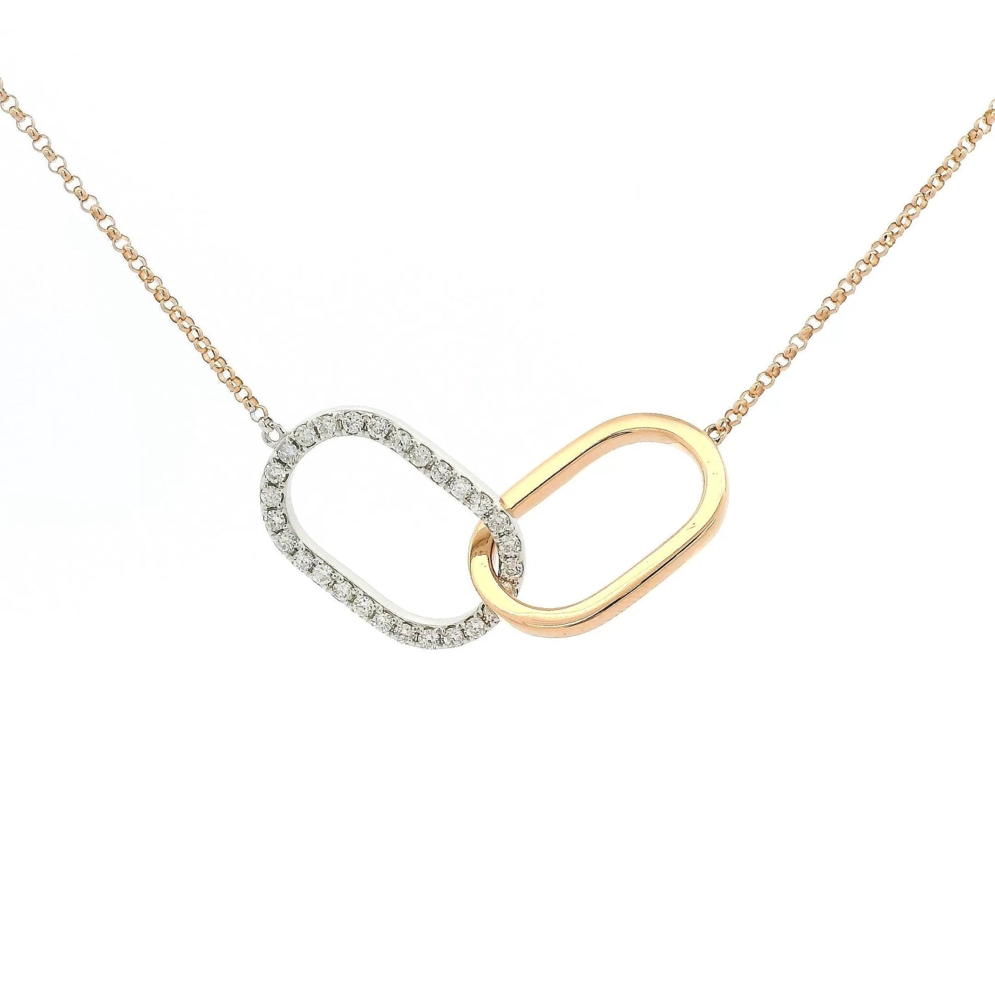 Interlinked Diamond Circle Pendant - Forever Rox
