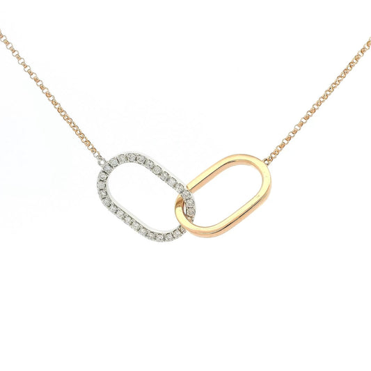 Interlinked Diamond Circle Pendant - Forever Rox