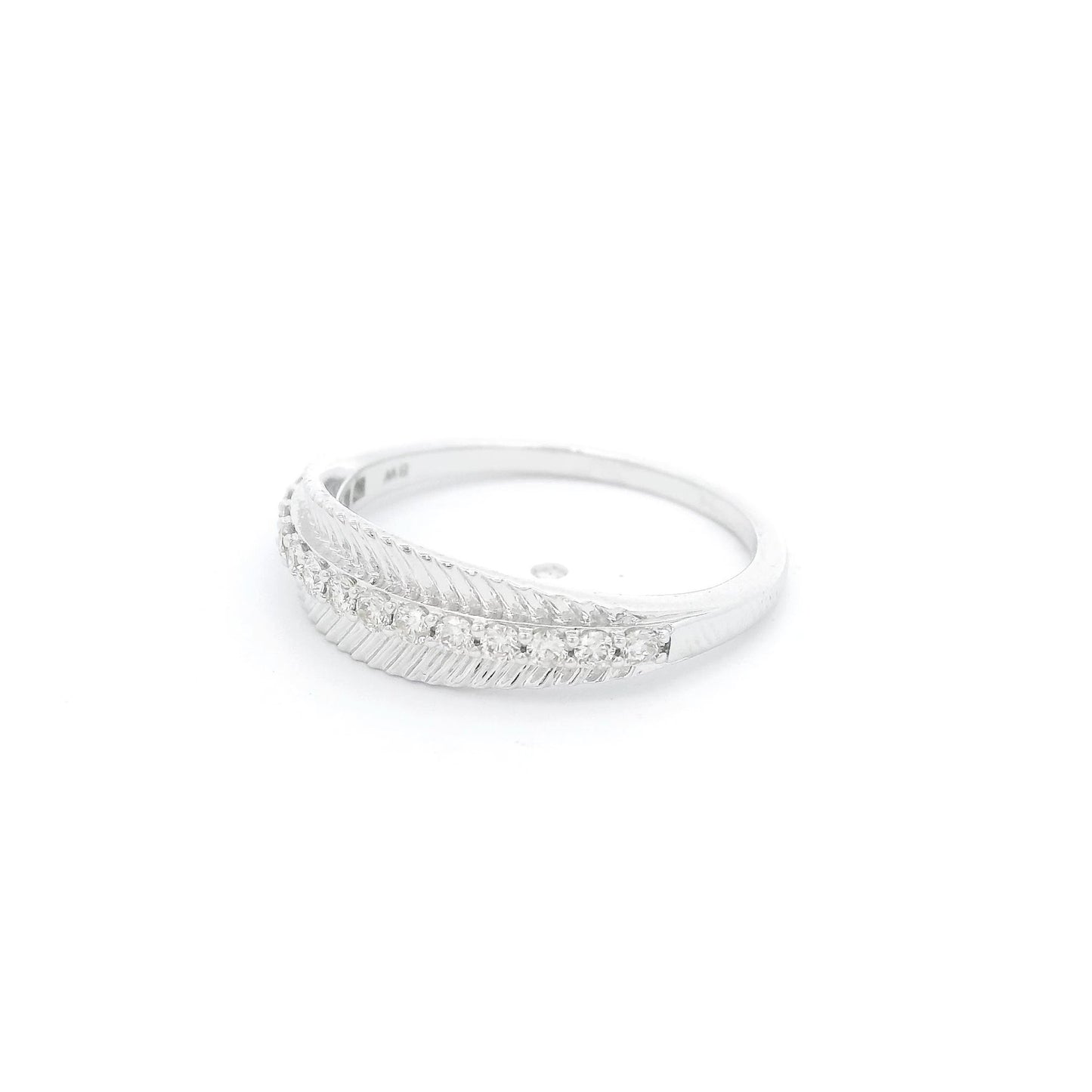 Leaf Look Diamond Band - Forever Rox