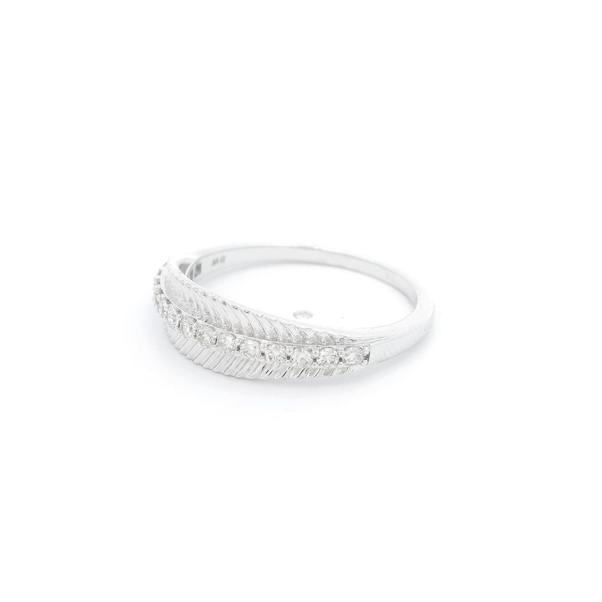 Leaf Look Diamond Band - Forever Rox