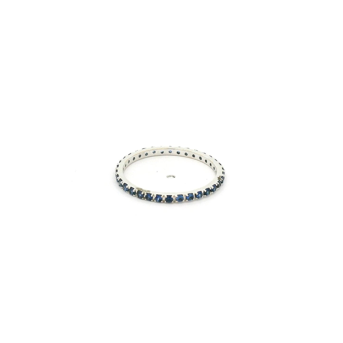 Light Blue Sapphire Eternity Band - Forever Rox Fine Jewelry