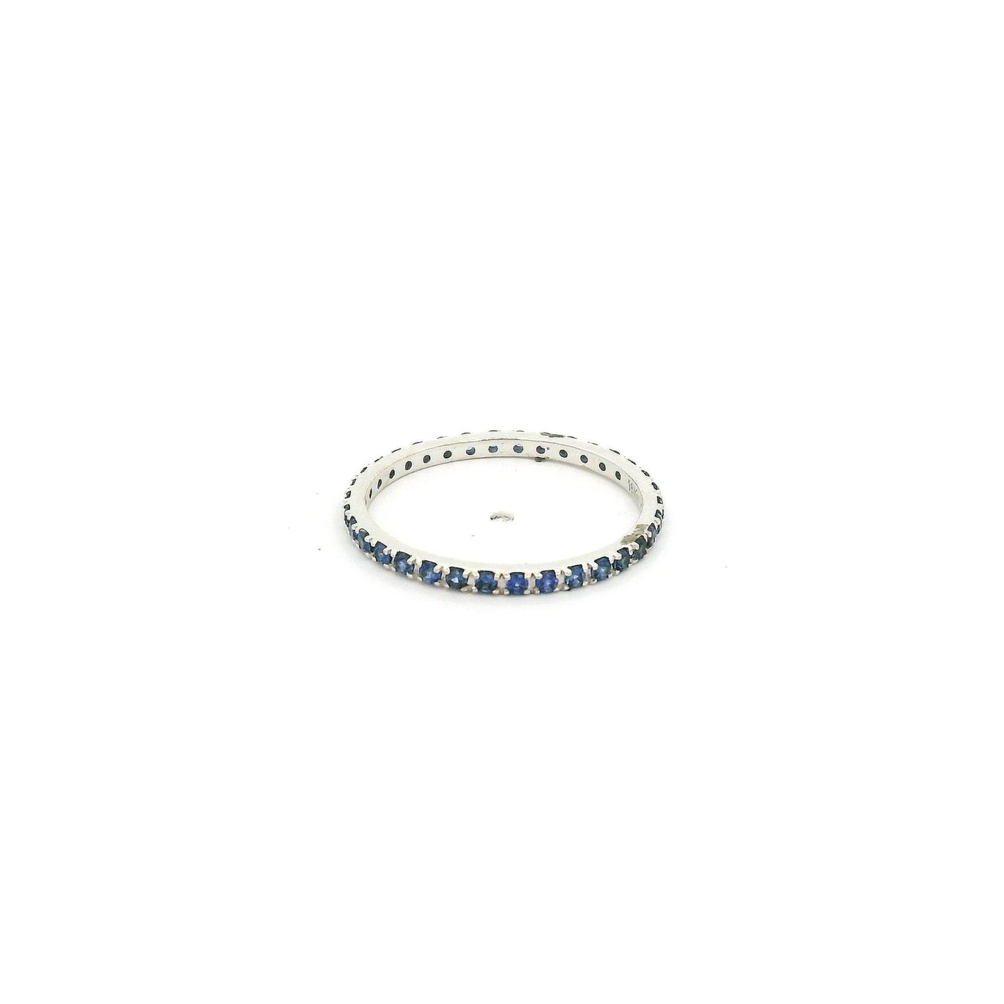 Light Blue Sapphire Eternity Band - Forever Rox Fine Jewelry