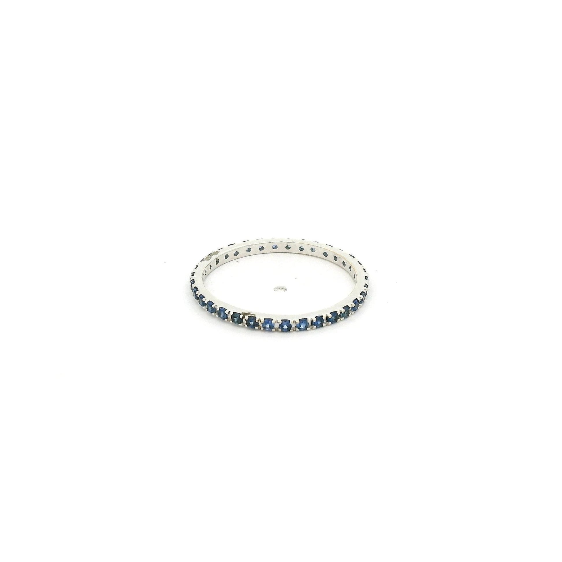 Light Blue Sapphire Eternity Band - Forever Rox Fine Jewelry