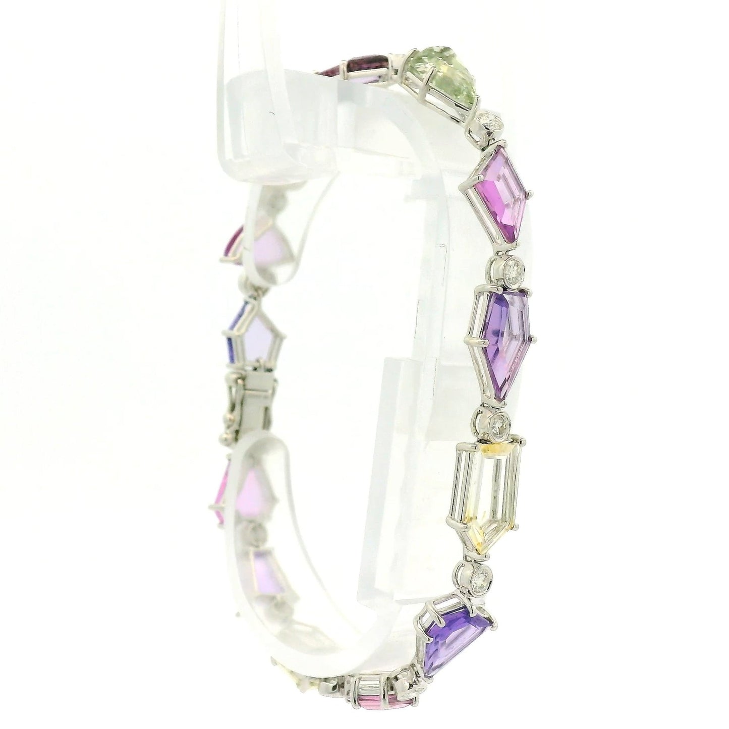 Light Multi Color Sapphire Bracelet - Forever Rox