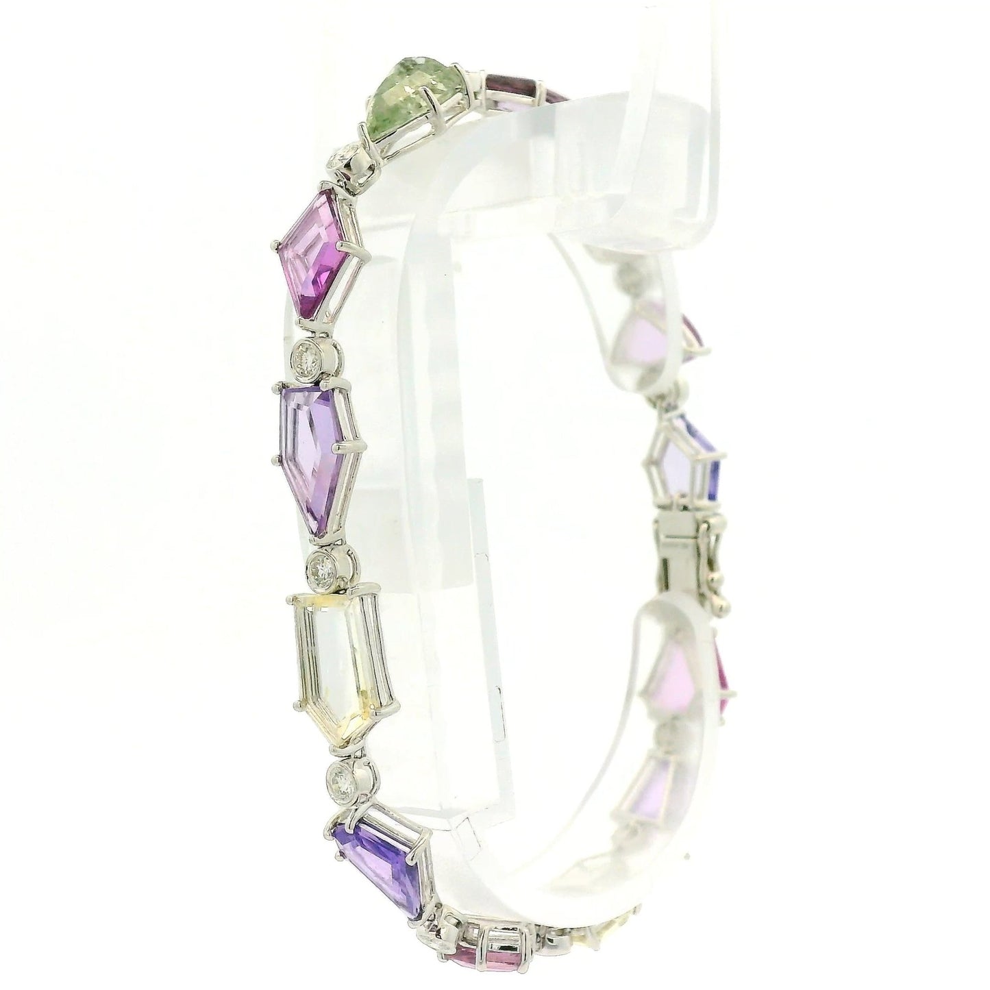 Light Multi Color Sapphire Bracelet - Forever Rox