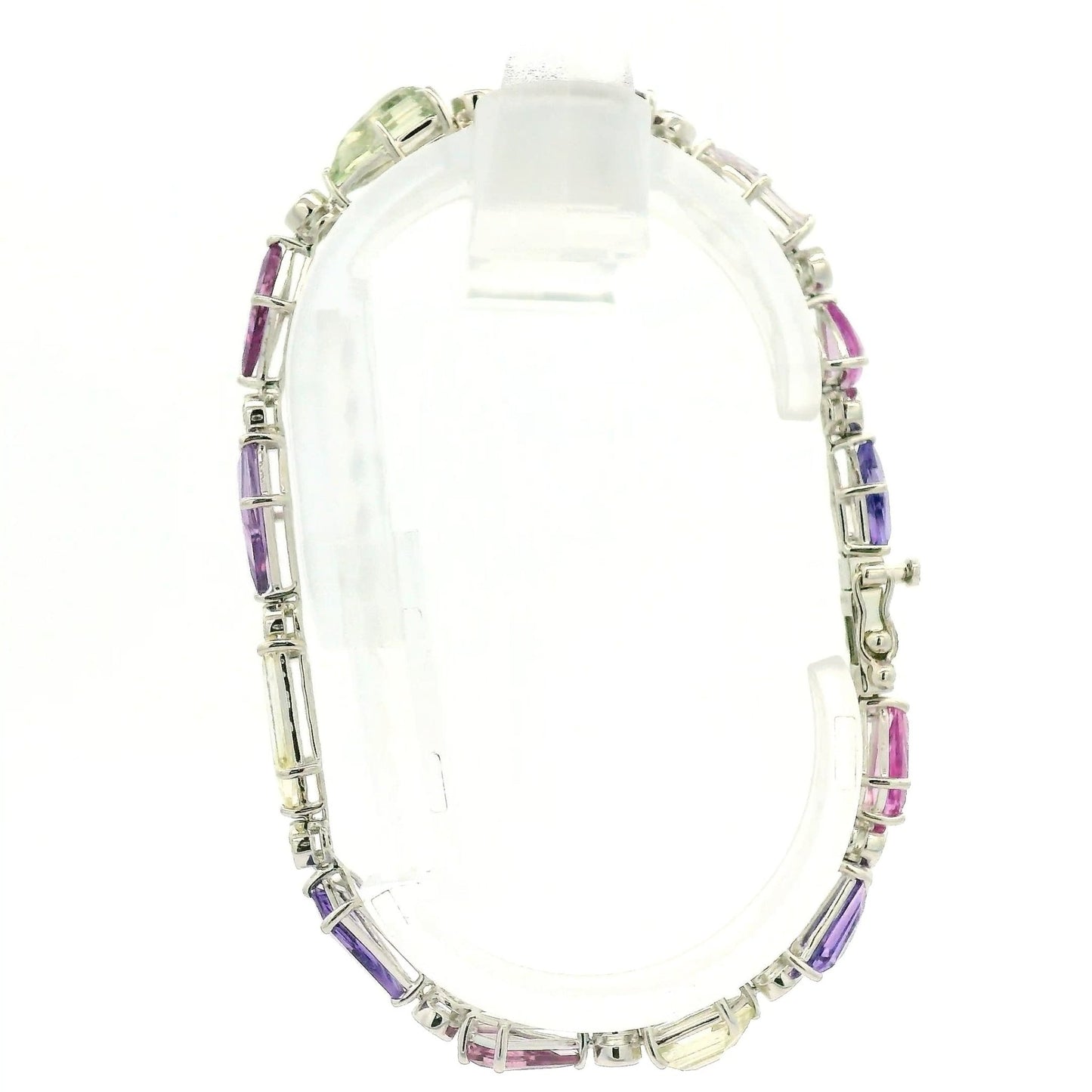 Light Multi Color Sapphire Bracelet - Forever Rox
