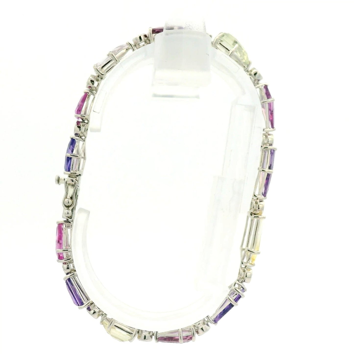 Light Multi Color Sapphire Bracelet - Forever Rox