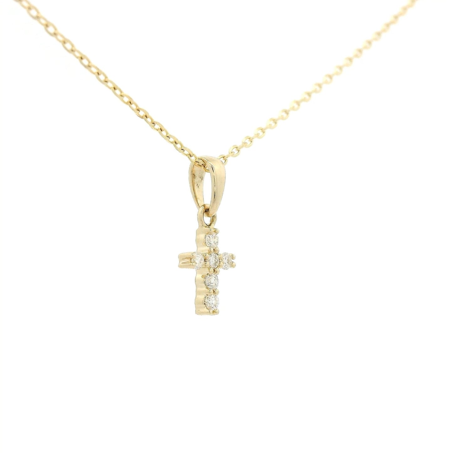 Little Diamond Cross Pendant - Forever Rox