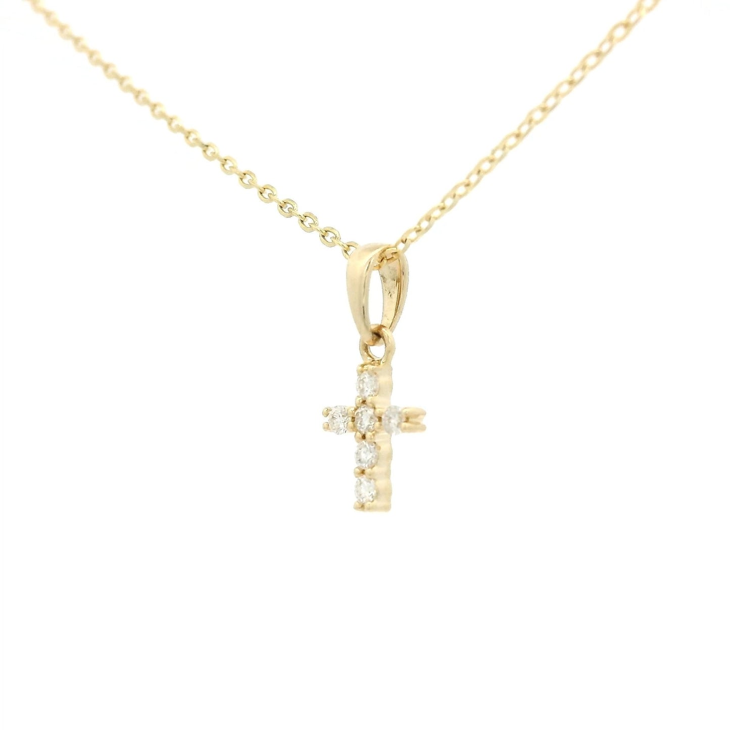 Little Diamond Cross Pendant - Forever Rox