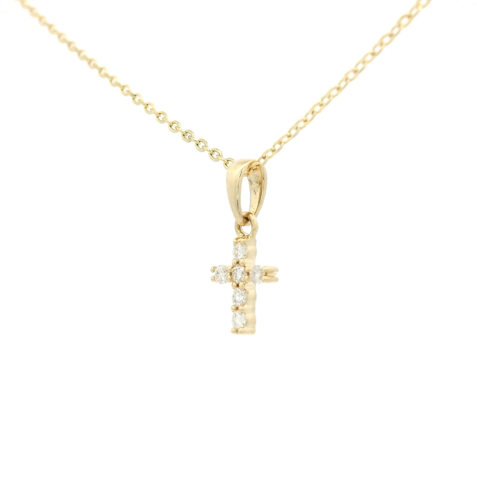 Little Diamond Cross Pendant - Forever Rox