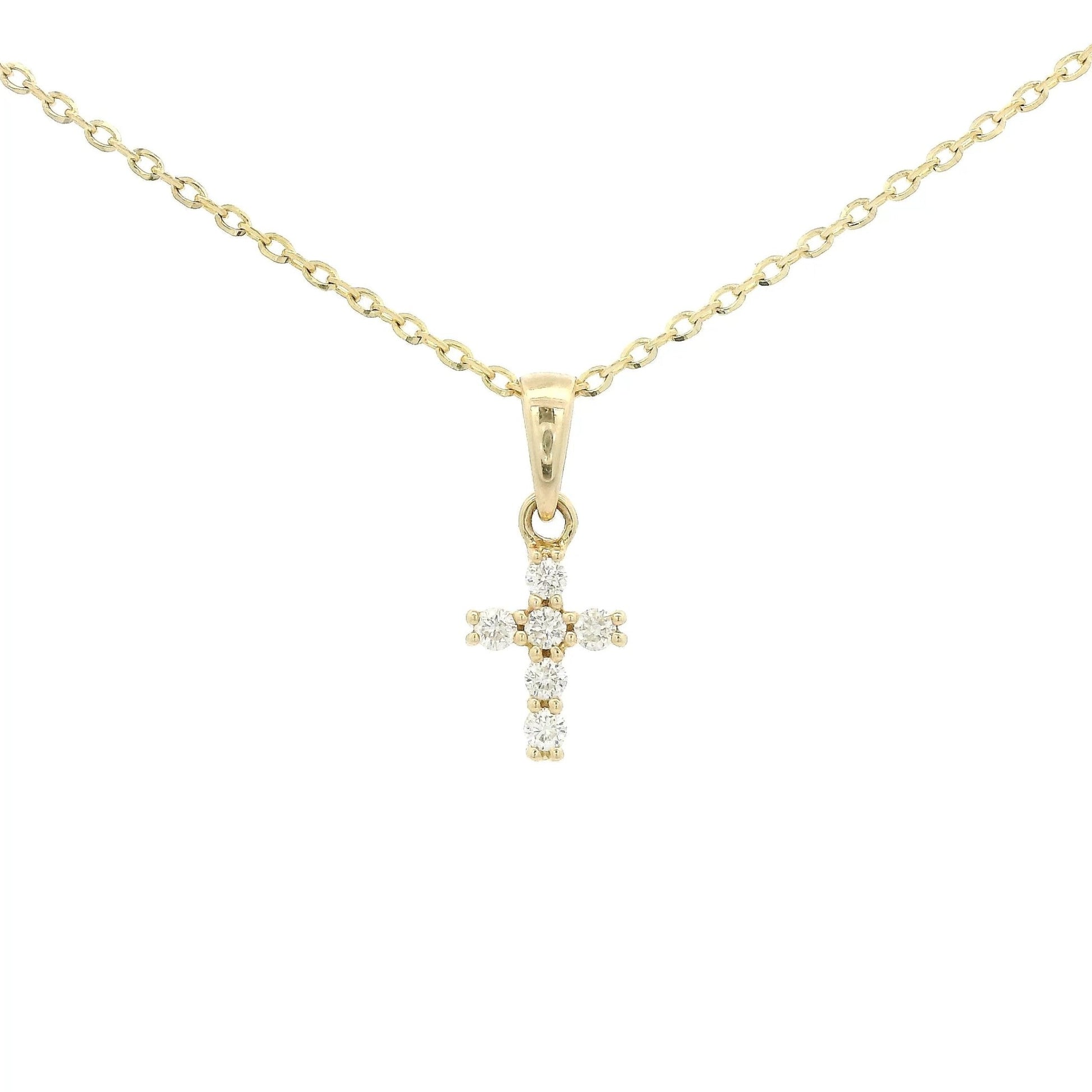Little Diamond Cross Pendant - Forever Rox