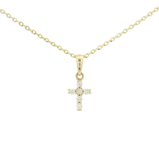 Little Diamond Cross Pendant - Forever Rox