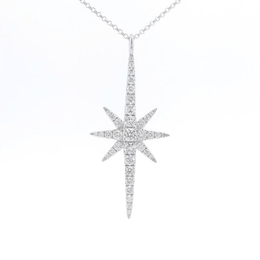 Long Diamond Star Pendant - Forever Rox