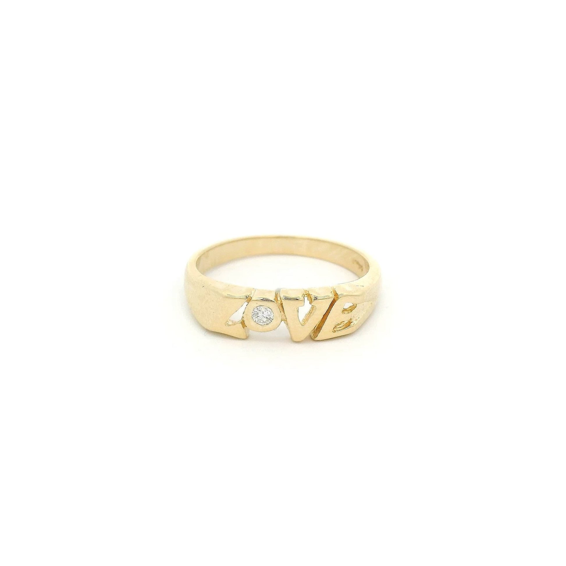 Love Band with a Diamond For The "O" - Forever Rox Fine Jewelry