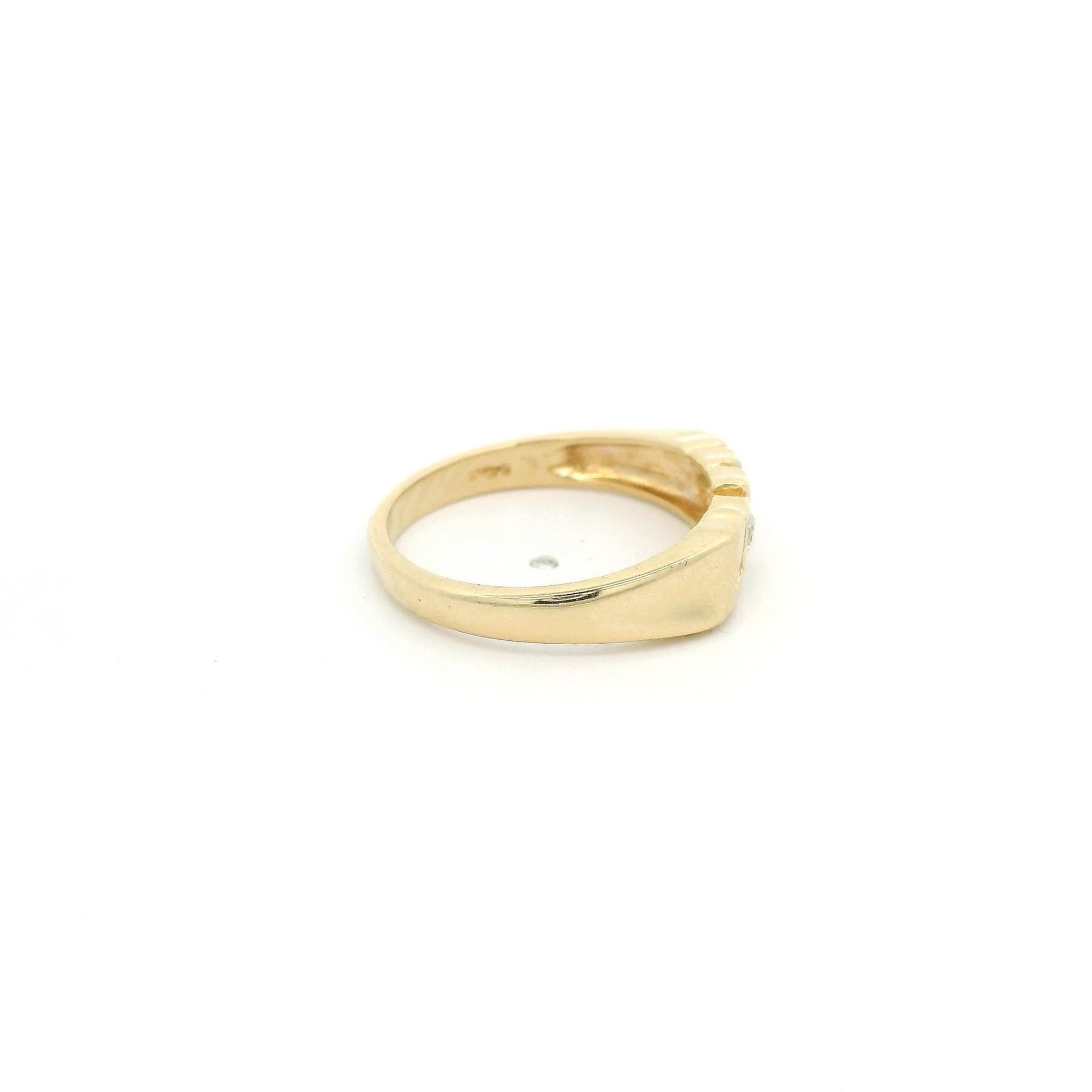 Love Band with a Diamond For The "O" - Forever Rox Fine Jewelry