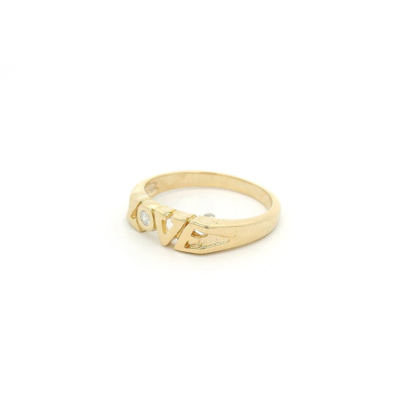 Love Band with a Diamond For The "O" - Forever Rox Fine Jewelry