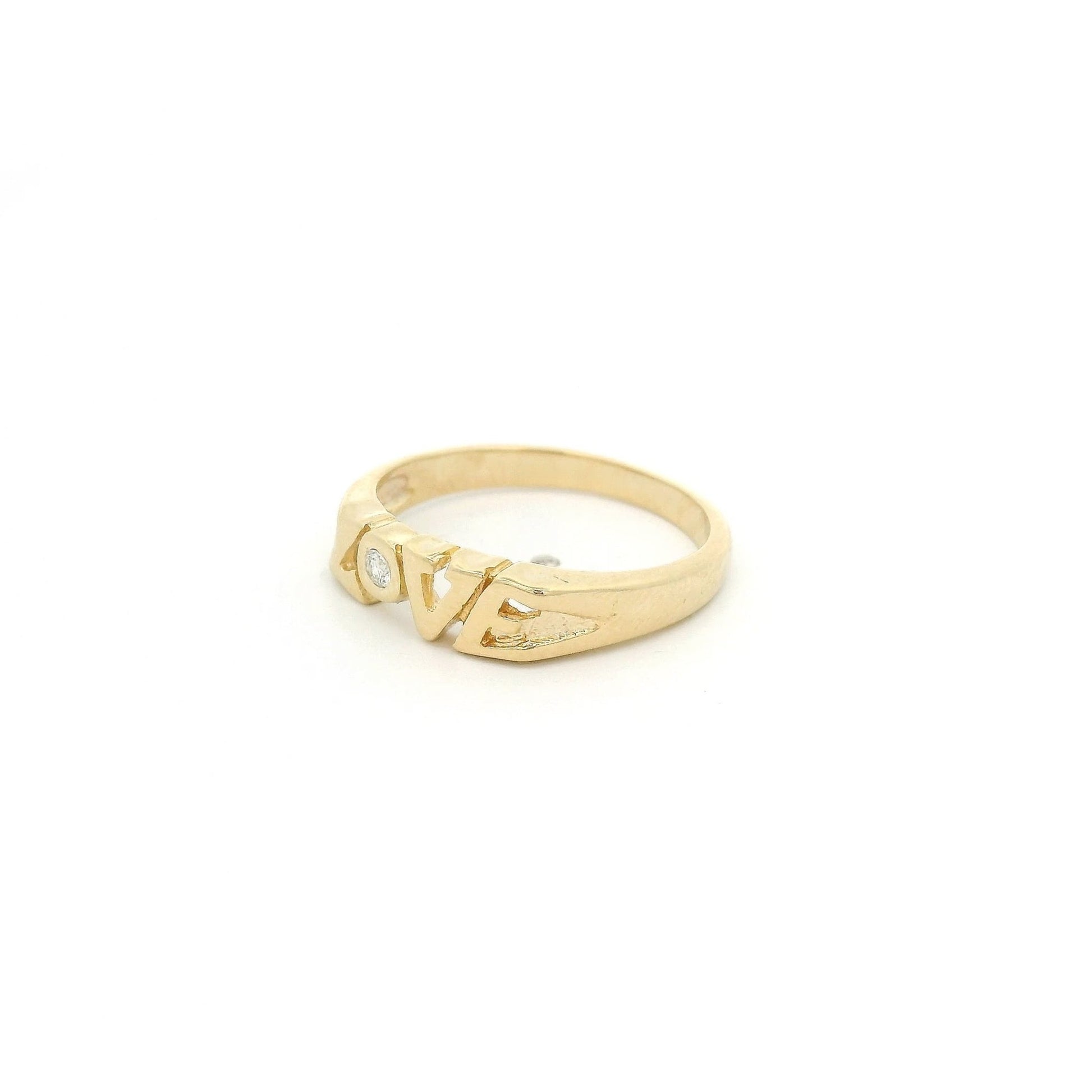 Love Band with a Diamond For The "O" - Forever Rox Fine Jewelry