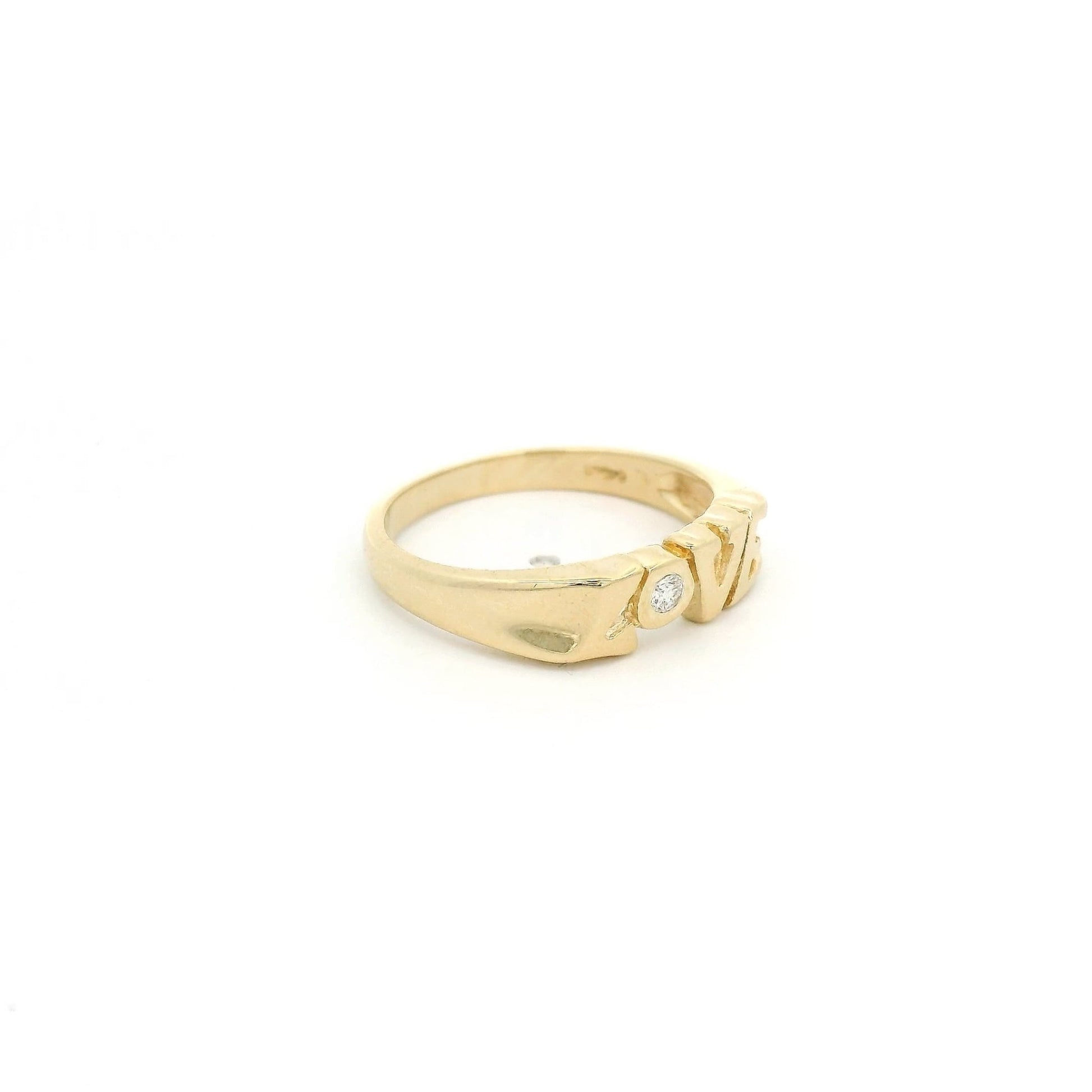 Love Band with a Diamond For The "O" - Forever Rox Fine Jewelry