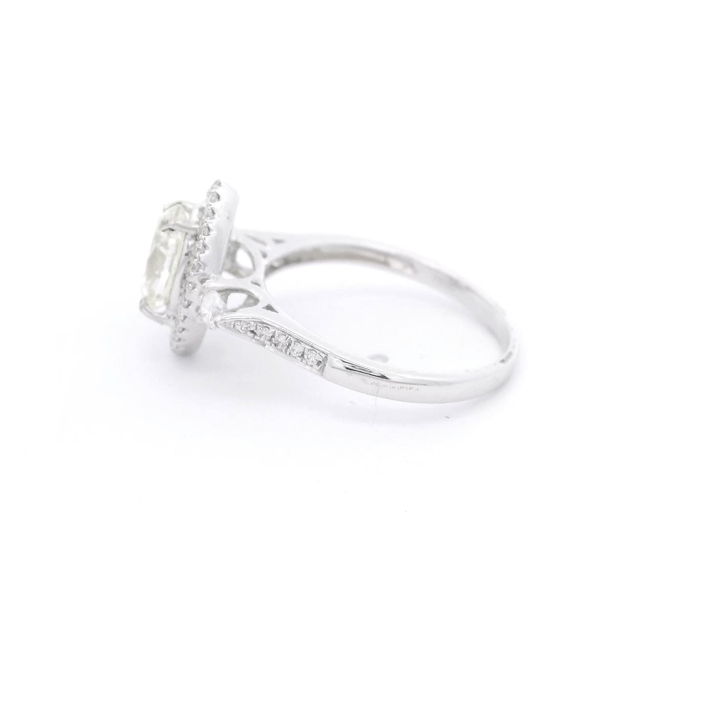 Marquise Cut Diamond Bridal Ring with Diamond Halo - Forever Rox Fine Jewelry