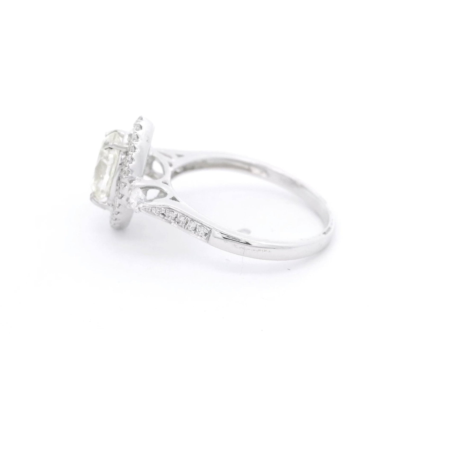 Marquise Cut Diamond Bridal Ring with Diamond Halo - Forever Rox Fine Jewelry